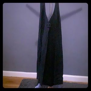 Ladies black halter dress